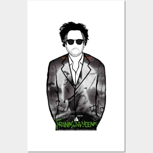 Tim Burton (Frankenweenie) Portrait Posters and Art